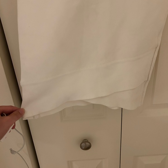 White bcbg bodycon bandage dress - Picture 3 of 4